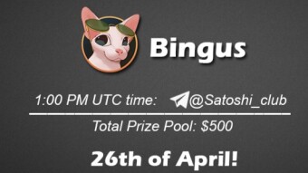 Join the AMA of Satoshi Club x Bingus. Rewards: 500 USDT, April26th.