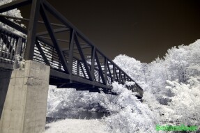 Infrared Photography - The new bridge across the water