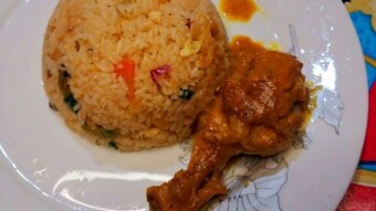 Receta en vídeo de arroz frito mixto