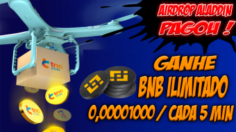 ALADDIN AIRDROP PAID - EARN UNLIMITED BNB EVERY 5 MINUTES