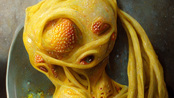 Aliens ❤️ Pasta 11-20 | Ai Artworks & NFTs | Made with Midjourney