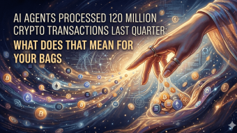 AI Agents Processed 120 Million Crypto Transactions Last Quarter: What Does That Mean?for Your Bags