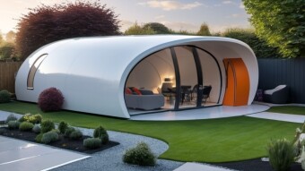 space age back garden