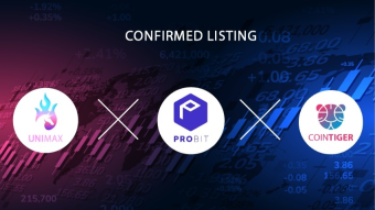 UniMax Finance (UNEX) Token Celebration - Official Listing on Probit Exchange