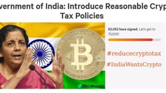 The Indian crypto community lobbies the Government to reduce the grand 30% crypto tax