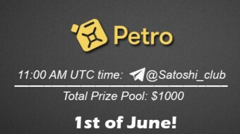 Join the AMA of Satoshi Club x Petro.Swap. Rewards: 500 USDT, June 1st.