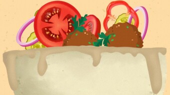 Meet the artist behind Meta Falafel