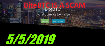 BiteBTC Exchange is a Huge Scam 5/5/2019