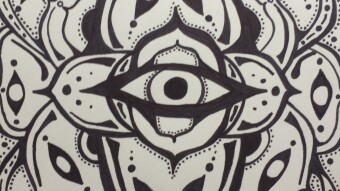 Day 13 - Fractal/Mandala Drawing + Progress - 'Discovery'