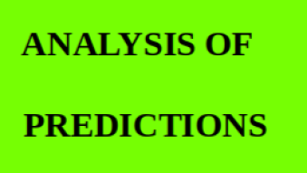 Analysis of predictions in sports: week 44