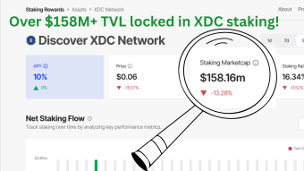 XDC Network Secures $158M+ in TVL — Here’s How to Run a Validator Node.