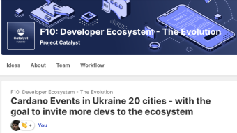 Cardano Project Catalyst Fund10 Proposal - Cardano Events in Ukraine 20 cities