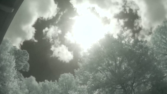 Storm incoming - Infrared Video time lapse
