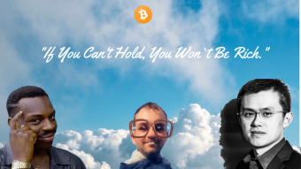 Understanding The Wisdom Behind CZ Binance's Tweet "If You Can't Hold, You Won`t Be Rich."
