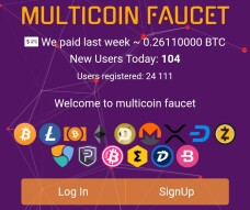 Mintcoin multicoin faucet with 15 coins