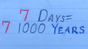 The 7 Days Of Creation AND 7000 Years...
