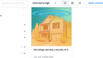 OPENSEA is now a place for buying HOUSES