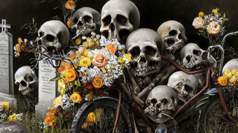 ByeByeBicycle | AI Artwork | Made with Midjourney