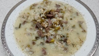 Foodbook #584 Greek Easter soup - Magiritsa