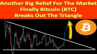 Another Big Relief For The Market Finally Bitcoin (BTC) Breaks Out The Triangle