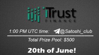 Join the AMA of Satoshi Club x ITrustFinance. Rewards: 500 USDT, June 20th.