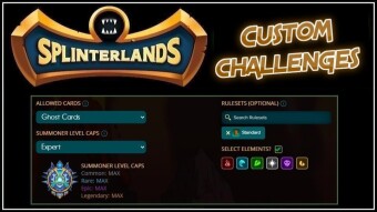 Splinterlands | Trying Out Custom Challenges!