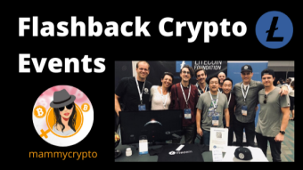 Missing Crypto Events - Flashback Litecoin Booth LA Blockchain Week 2019