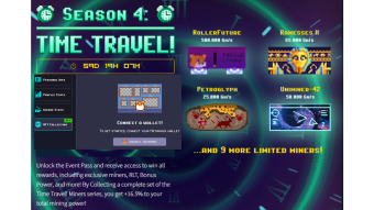 (Scary) math behind freebies in Rollercoin Season 4, "Time Suck" aka "Time Travel."