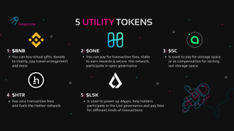 List of 5 Utility Tokens: Exploring What Is A Utility Token?