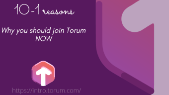 10-1 reasons why you should join Torum now