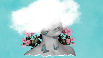 Traditional and Digital in a Surrealistic Collage