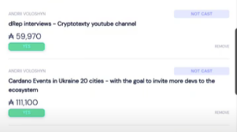Cardano Project Catalyst Fund10 - Voting