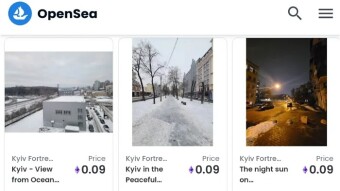 Kyiv Fortress NFT collection on Opensea