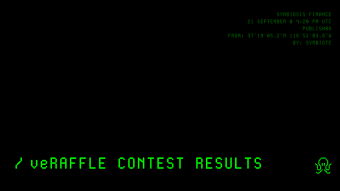 veRaffle Contest Results