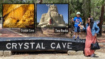 Crystal Cave and Two Rocks Trip