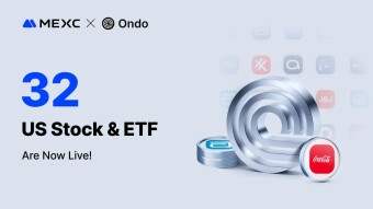 MEXC Adds 32 Tokenized Stocks from Ondo Finance, Expanding Blue-Chip Access for 40 Million Users