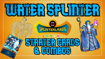 Water Splinter Starter Cards & Combos - Splinterlands New Player Guide #07