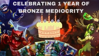 Splinterlands - Celebrating one year of Bronze mediocrity