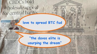 Financial Times eternal war on crypto marches on - crypto is bad bad bad, just stay in your hole little ones