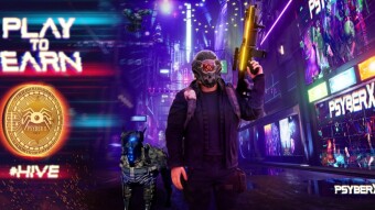 PsyberX - The new FPS Play2Earn HIVE game!