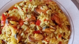 Foodbook #559 Lemon Rice with Mussels