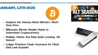 🗞 Daily Crypto News, January, 13th💰