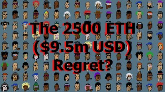The 2500 ETH ($9.5m USD) Regret?