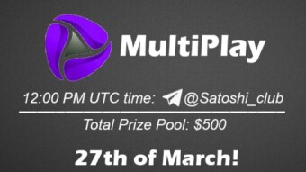 Join the AMA of Satoshi Club x MultiPlay. Rewards: 500 USDT, March 27th.