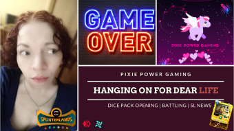 Hanging On For Dear Life in Splinterlands | Dice Pack Opening | Pixie Power Gaming