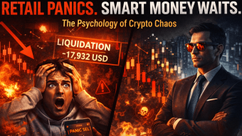 🚨 Retail Panics First. Smart Money Waits.