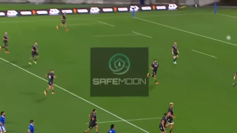 SAFEMOON Appears On Rugby Field In Maori All Blacks Against Samoa Test As Sponsor