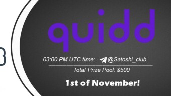 Join the AMA of Satoshi Club x Quidd. Rewards: 500 USDT, November 1st.