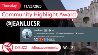 D.Buzz Community Highlight: @jeanlucsr