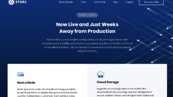 Storj - get paid to "mine" with your free disk space.